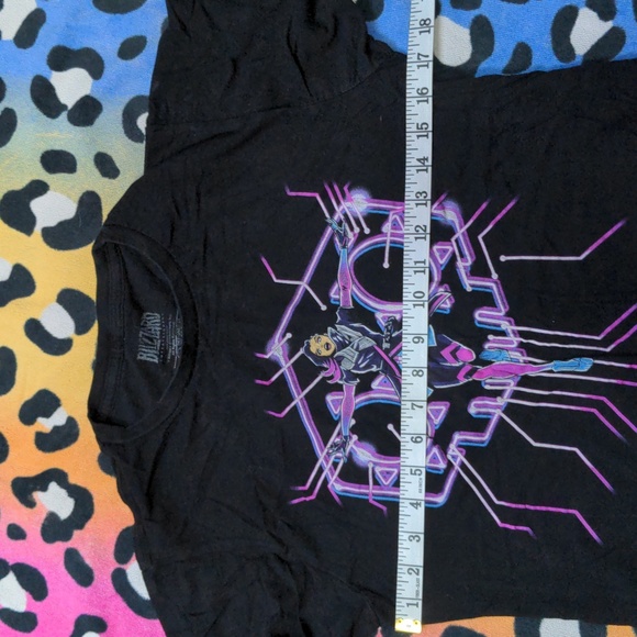 5/20 Overwatch Sombra Hacker Skull Shirt - Picture 4 of 6